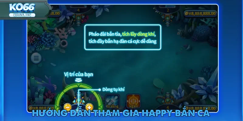 Happy Bắn Cá - Trải Nghiệm Thưởng Cực Cao Cùng Ko66 4 Happy Bắn Cá có giao diện trải nghiệm đơn giản và dễ tham gia cho tân binh