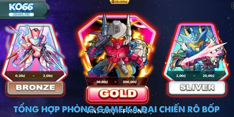 KA Đại Chiến Rô Bốp – Game Bắn Robot Cực Đỉnh 2025 2 BRONZE là lựa chọn hoàn hảo khi bắt đầu trải nghiệm KA Đại Chiến Rô Bốp
