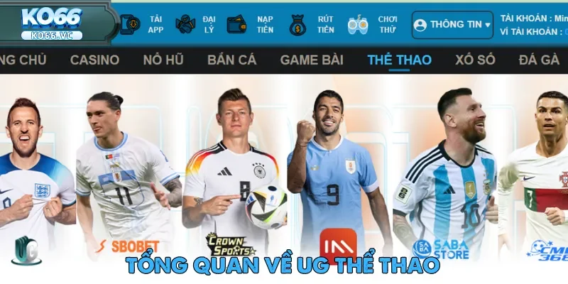 UG Thể Thao – Thiên Đường Giải Trí Hấp Dẫn Tại Ko66 1 UG thể thao là cái tên đã quá quen thuộc với cộng đồng cá cược online